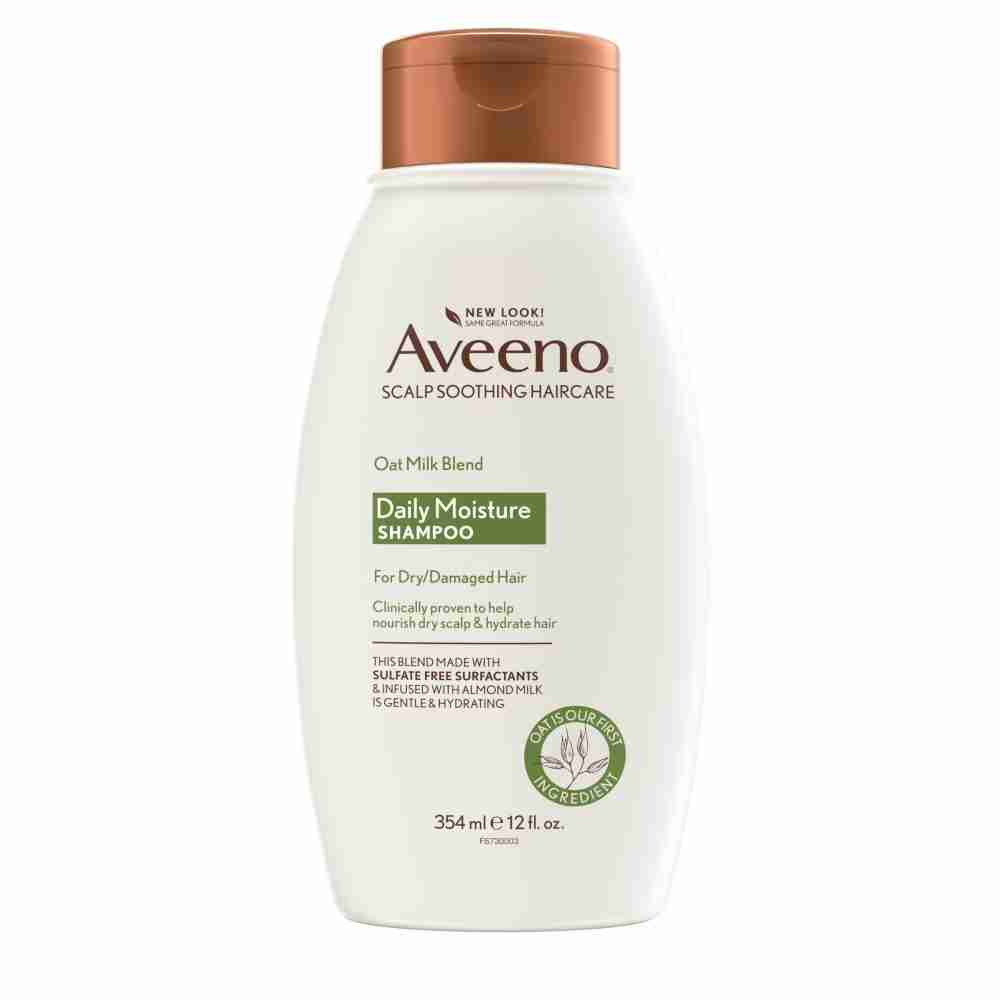 Aveeno Oat Milk Blend Moisturising Shampoo For Dry & Damaged Hair 354Ml