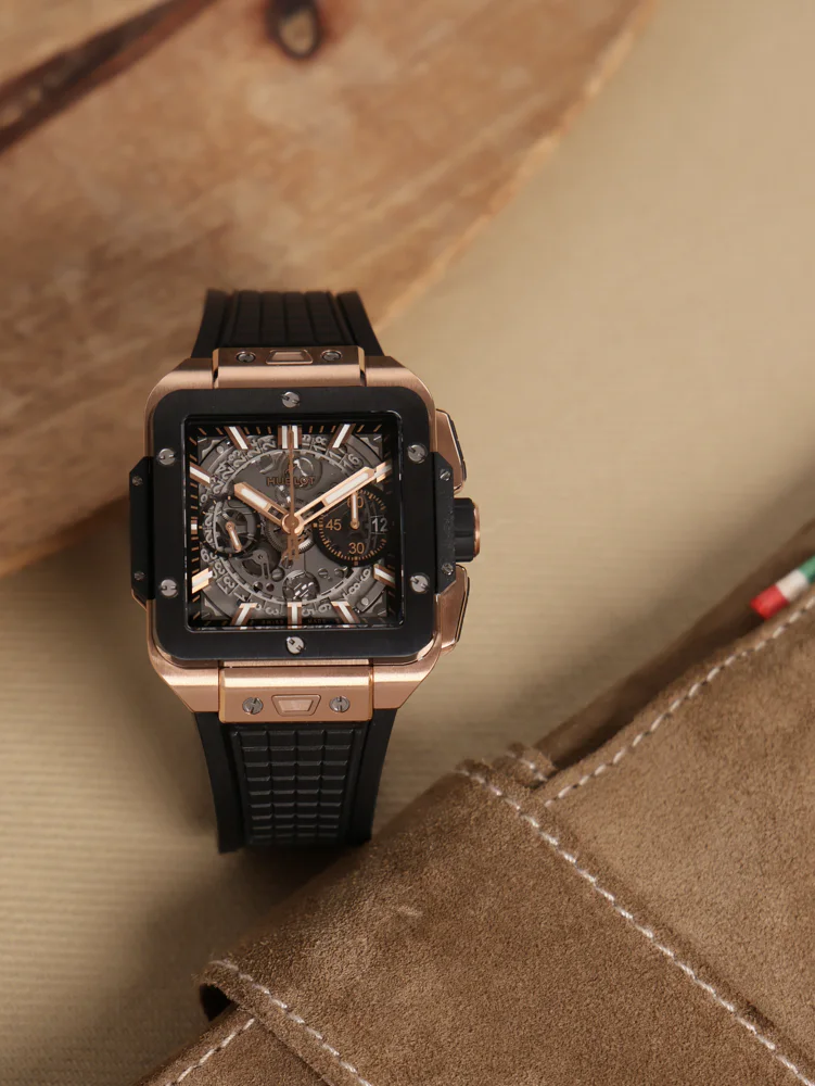 Hublot Square Bang Unico King Gold Ceramic 42mm