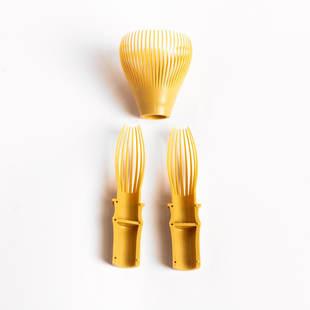 Resin matcha whisk made in Japan ivory