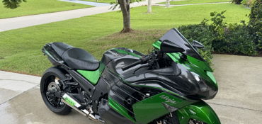2018 KAWASAKI NINJA ZX-14R ABS motorcycle for rent near Cape Coral, FL