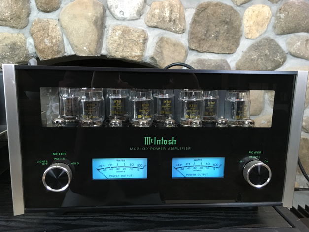 McIntosh MC-2102 Stereo Tube Amplifier  ,  Complete