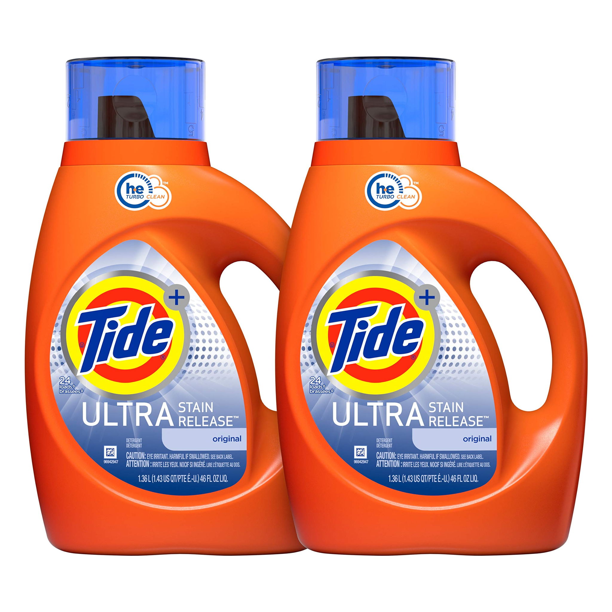 Tide Free And Gentle Liquid Laundry Detergent Vs Tide Ultra Stain Release Liquid Detergent Slant