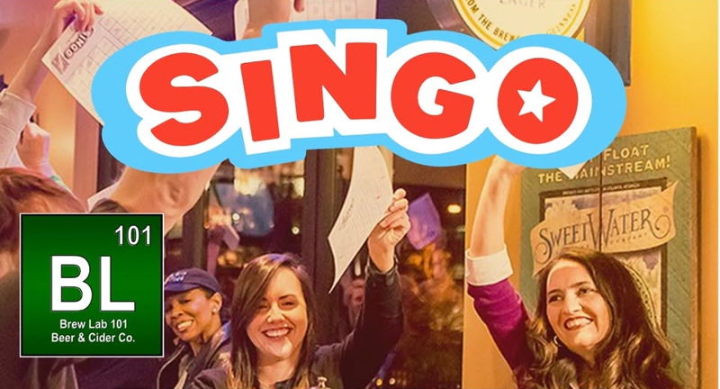 Singo Music Bingo at Brew Lab 101
