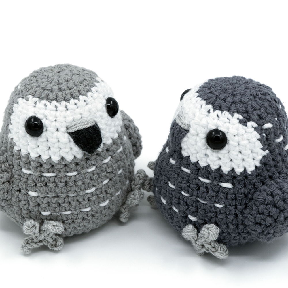 Amigurumi African Grey