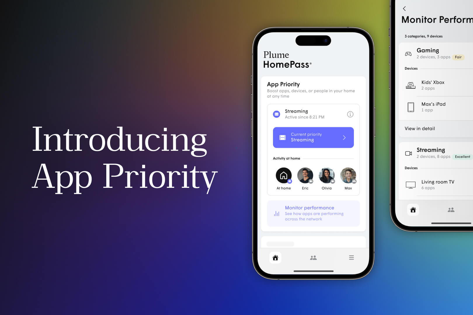 thumbnail that reads "Introducing App Priority' on a gradient background next to HomePass App Screens