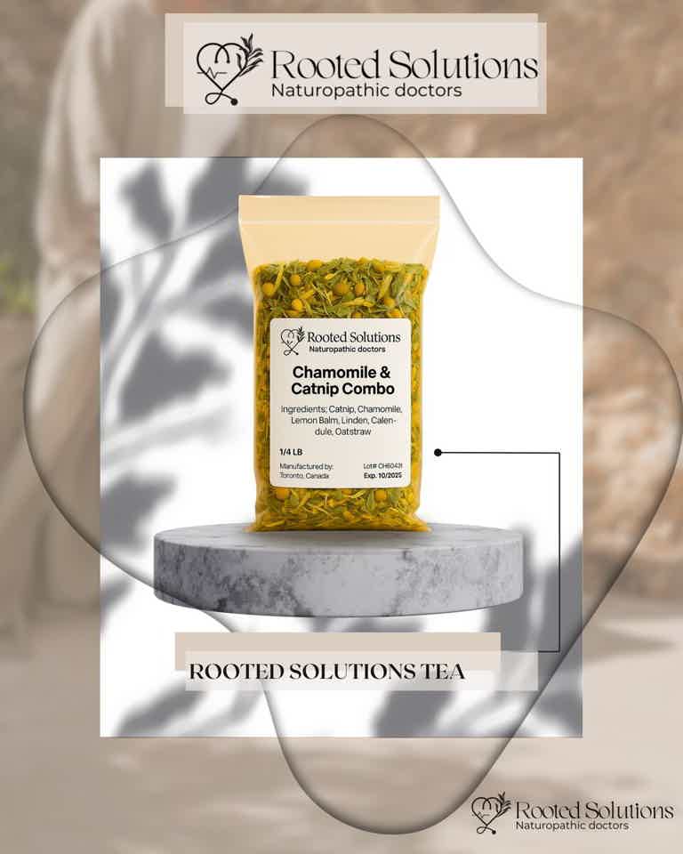 Chamomile & Catnip Combo – Natural Herbal Tea for Sleep, Stress, and Digestion Relief