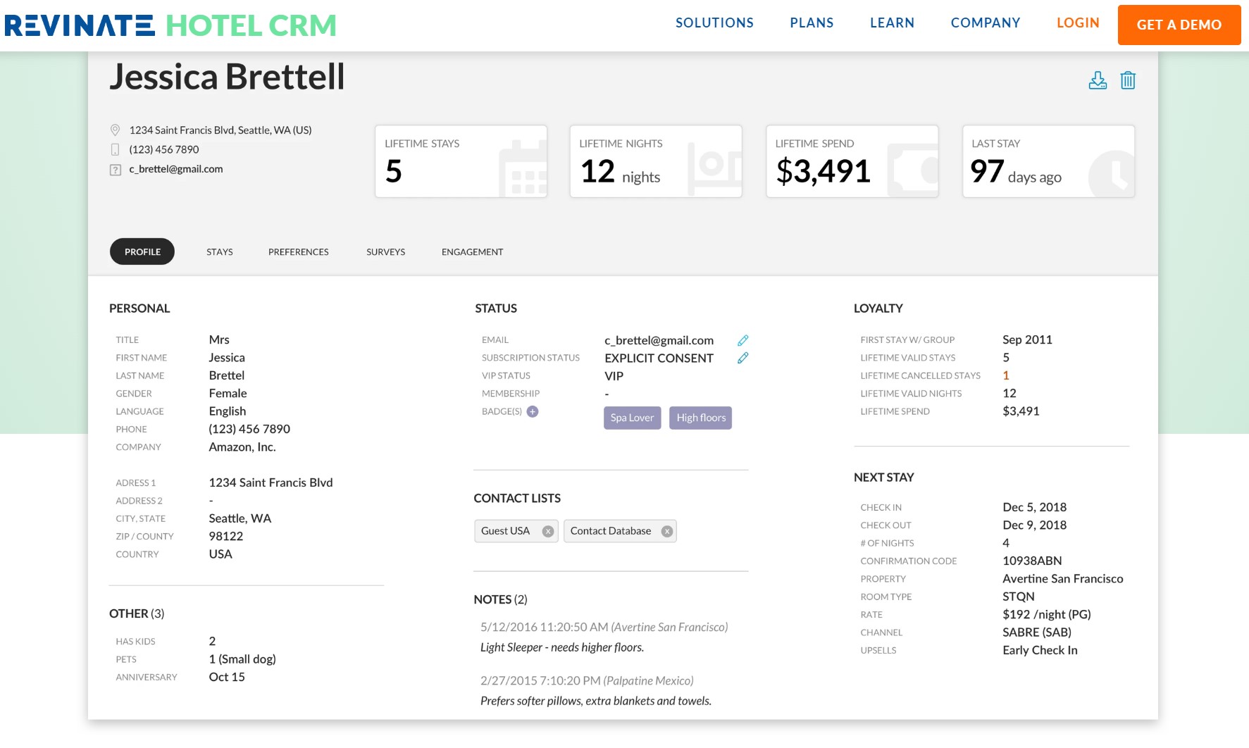 Connecting Revinate Hotel CRM with my tours and activities booking system, Zaui.