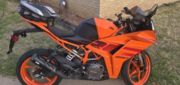 2024 KTM RC 390 motorcycle for rent near Sheppard AFB, TX
