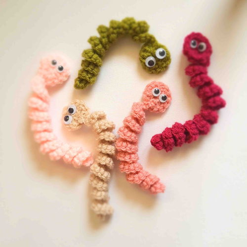 Worry Worm Crochet Pattern