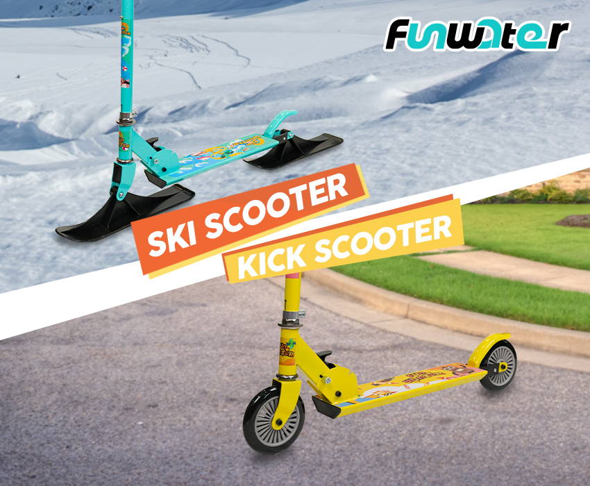 Funwater kids sled ski scooter