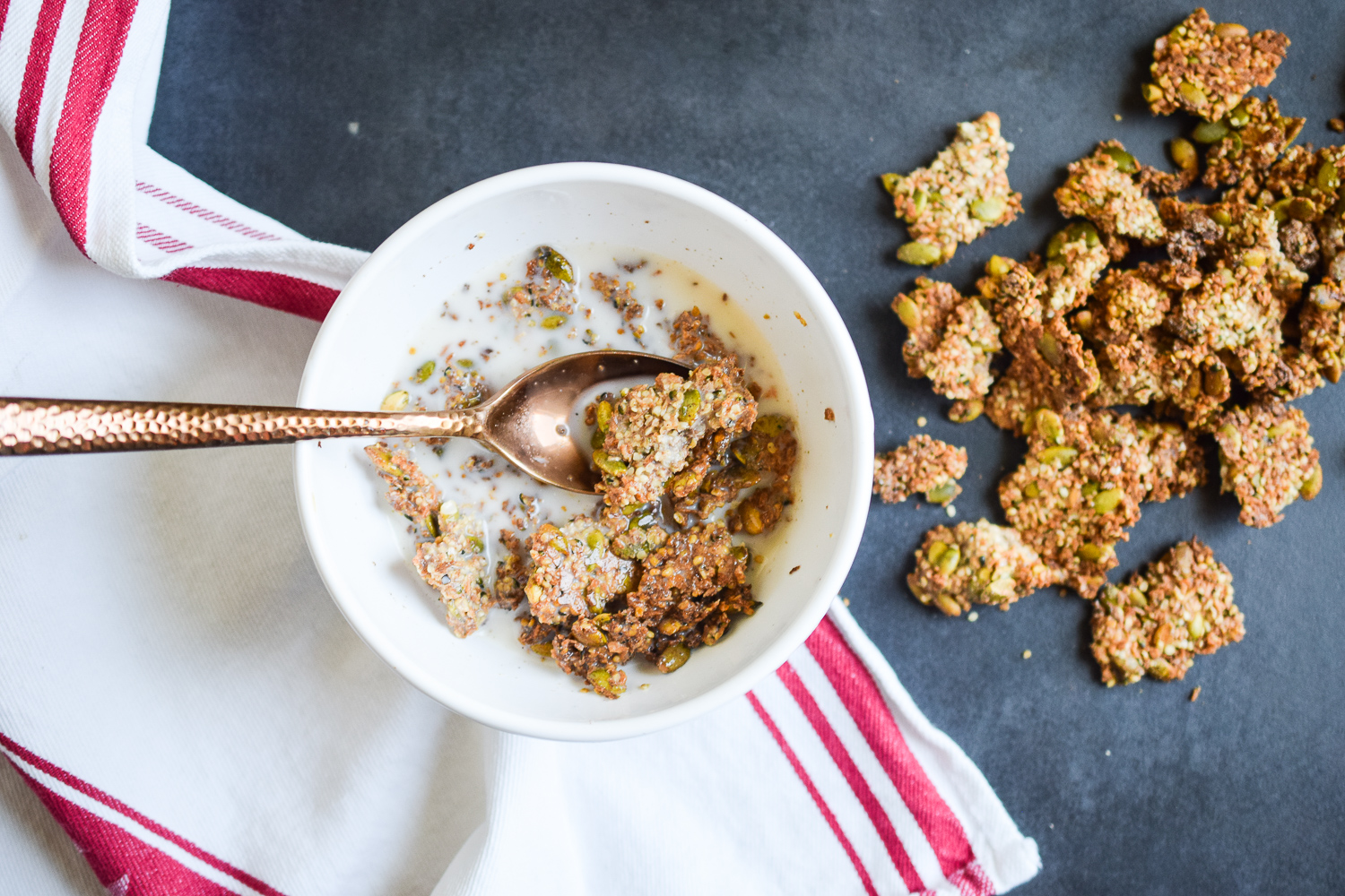 Crunchy Coconut Cluster Keto Cereal