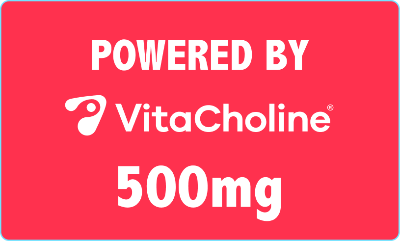 powered by vitacholine 500mg graphic
