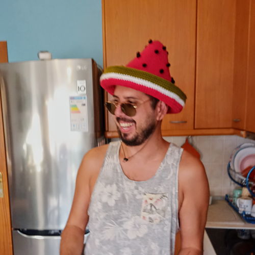 Watermelon sombrero for Halloween