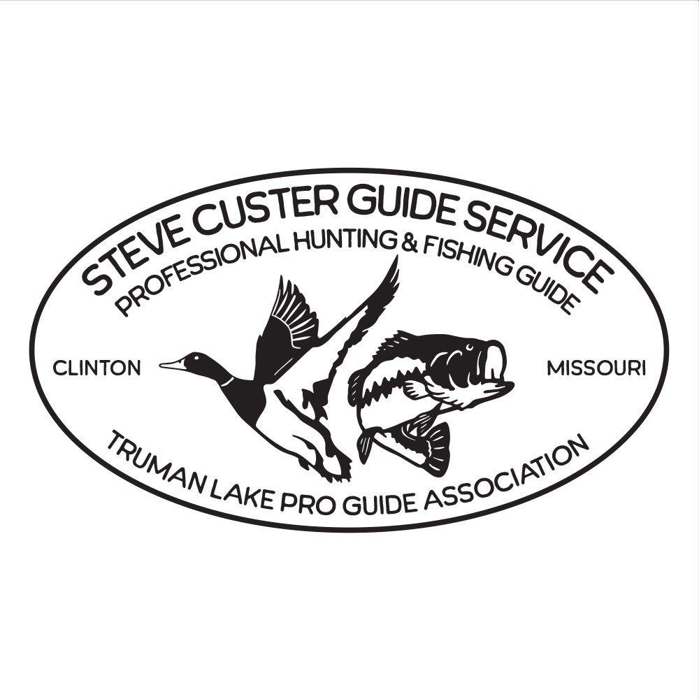 STEVE CUSTER GUIDE SERVICE LOGO AND PATCH DESIGN