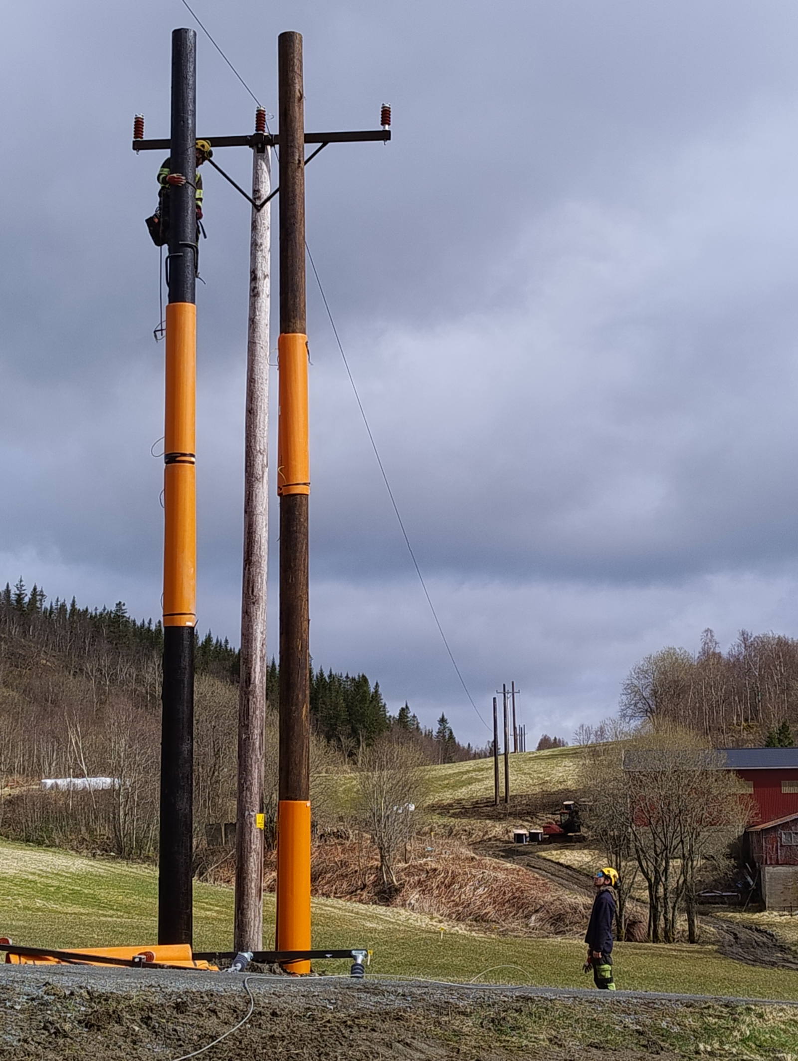 Ny høyspentlinje Dagsvikelva kraftverk — Torsjon-prosjekt