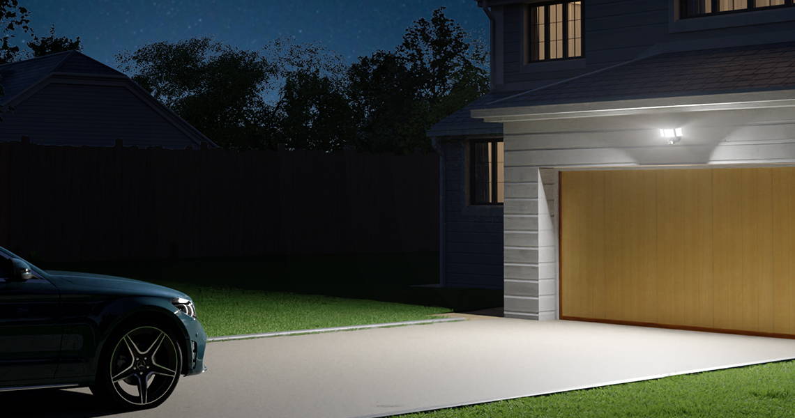 Olafus Smart Motion Activated Outdoor Lights Garage