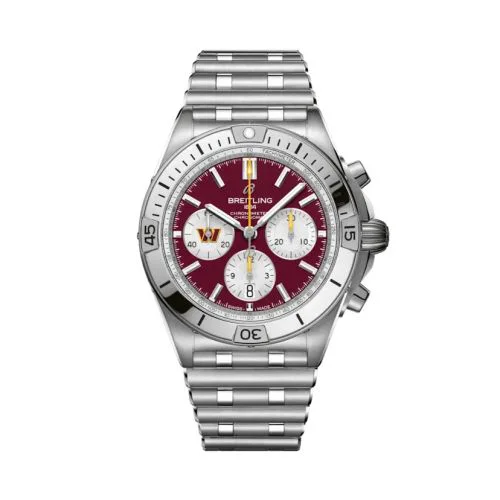 Chronomat B01 42 NFL Washington Commanders / Rouleaux