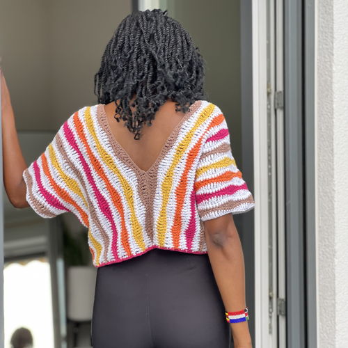 Crochet Wavy Summer Top Pattern