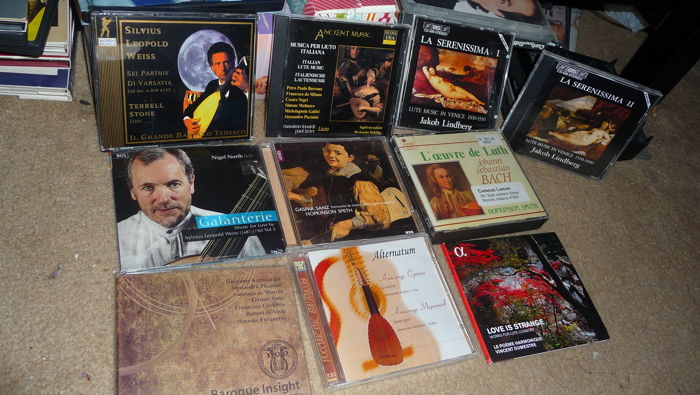 10 Lute Music CDs - Bis, Astree, Alpha 4 sealed.