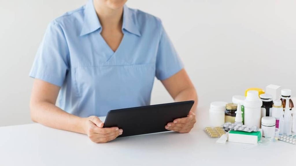 Verpleegkundige-tablet