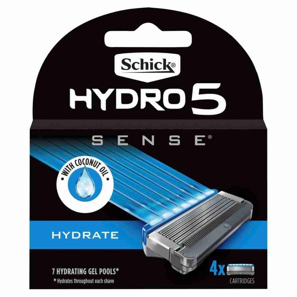 Schick Hydro 5 Sense Hydrate Refill 4 Pack