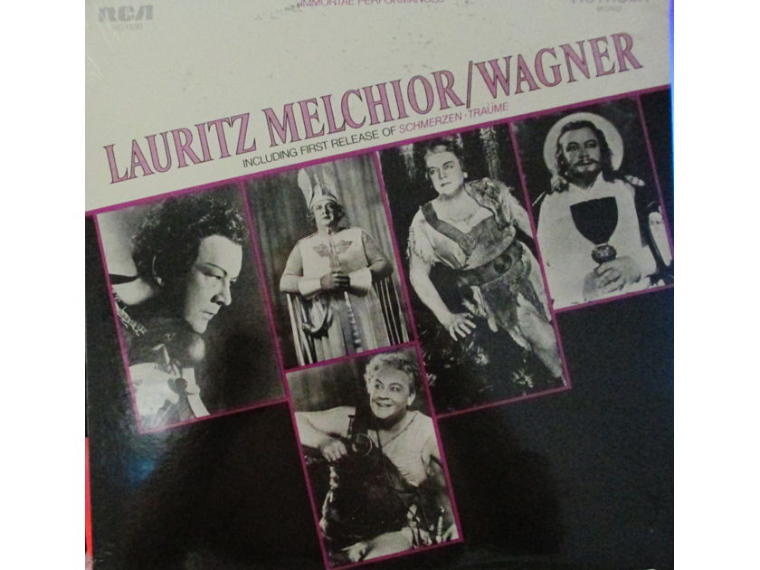 LAURITZ MELCHIOR - (FACTORY SEALED LP) WAGNER 1ST RELEASE OF SCHMERZEN TRAUME RCA VIC 1500