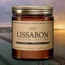 Bougie parfumée Lisbonne - rose écume de mer | Jasmin côtier | Vétiver