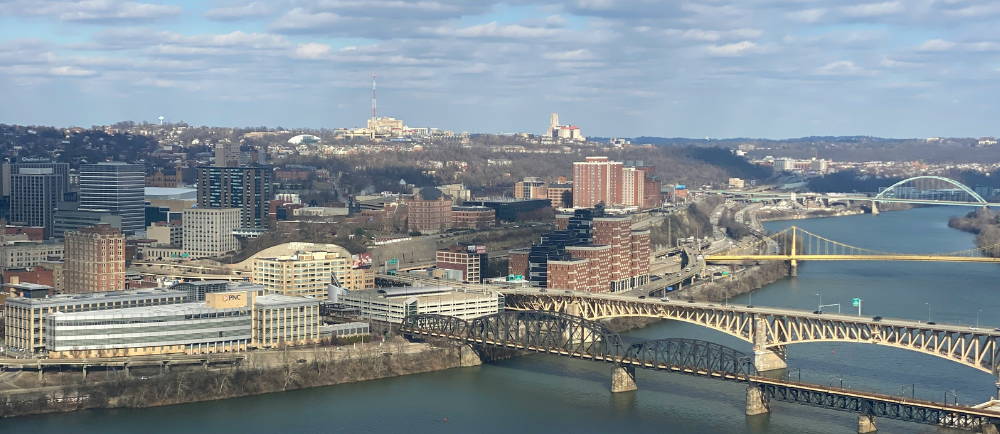 Pittsburgh, Pennsylvania in the afternoon