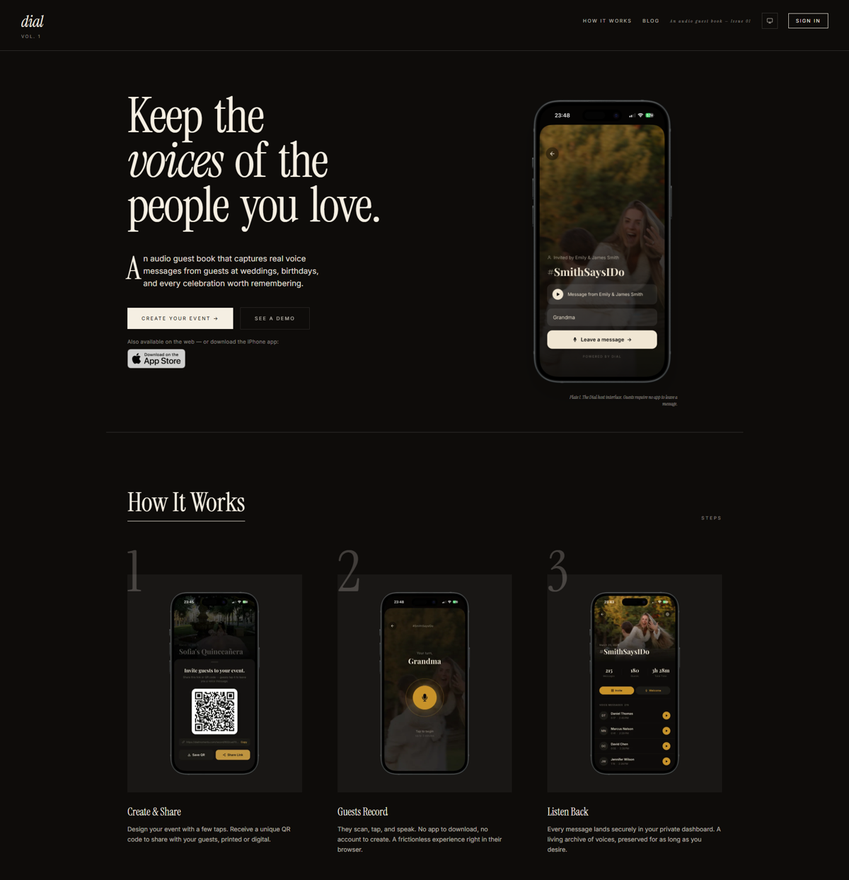 Screenshot of Dial , from the replit websites collection.