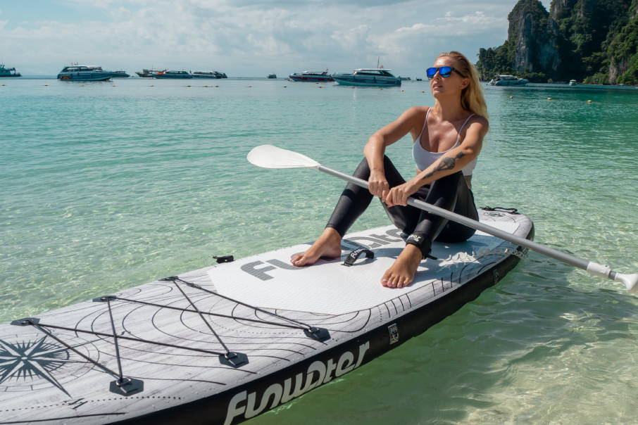Funwater all around paddle board paddle for beginners in summer clearance deals