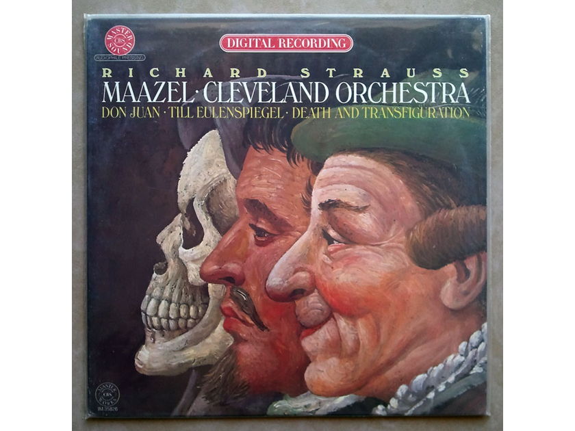 ★SEALED★ CBS Mastersound | MAAZEL / STRAUSS - Don Juan, Till Eulenspiegel, Death and  Transfiguration | Audiophile Pressing - DEMO Copy
