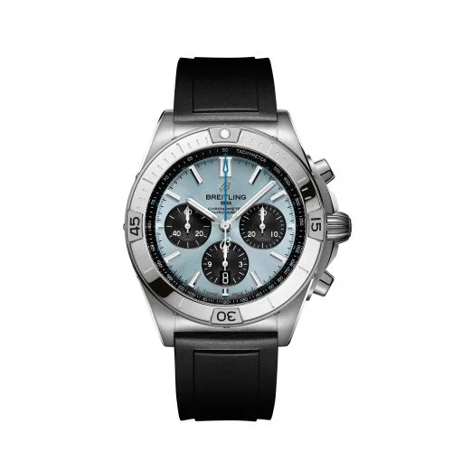 Chronomat B01 42 Stainless Steel / Platinum / Ice Blue