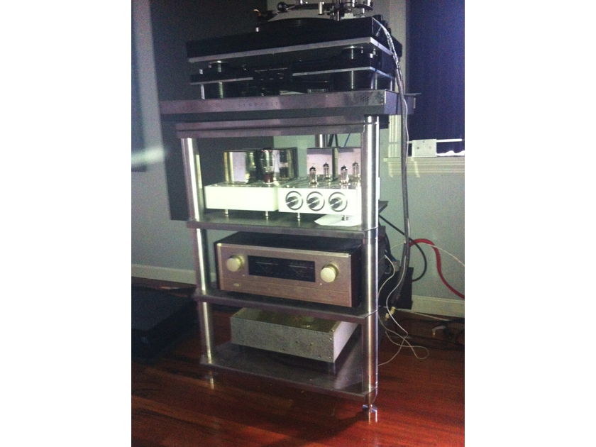 Symposium Acoustics  Isis Rack with Turntable Top and extras