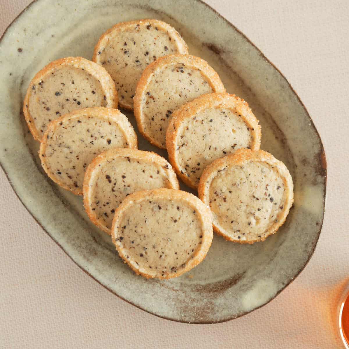 Barley Tea Shortbread Cookie - Sweeten My Life