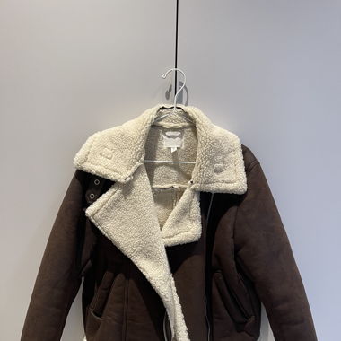 Braune Winterjacke