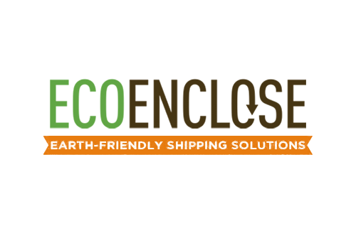 "Committed to sustainable packaging. Partnered with EcoEnclose".