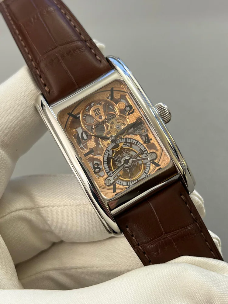 Audemars Piguet Edward Piguet Tourbillon Skeleton Platinum box + papers 2005