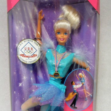 1997 Olympic Skater Barbie Eiskunstläuferin_6