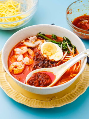 Penang Hokkien Mee (Prawn Noodles) Recipe