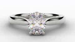 Shop oval shape lab diamond rings - Pobjoy Diamonds