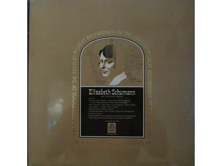 ELISABETH SCHUMANN (FACTORY SEALED CLASSICAL LP) - ARIA & SONG RECITAL ANGEL COLH 154 EMI