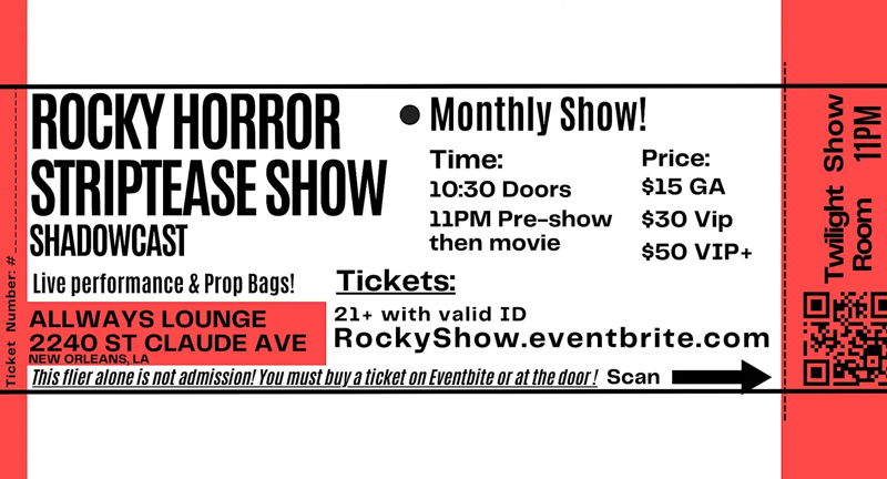 Rocky Horror Striptease Show