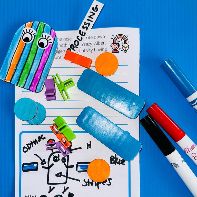 3dux monster decorating with workbook