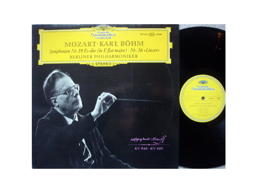 DGG / Mozart Symphonies No.36 & 39, - BOHM/BPO, MINT!