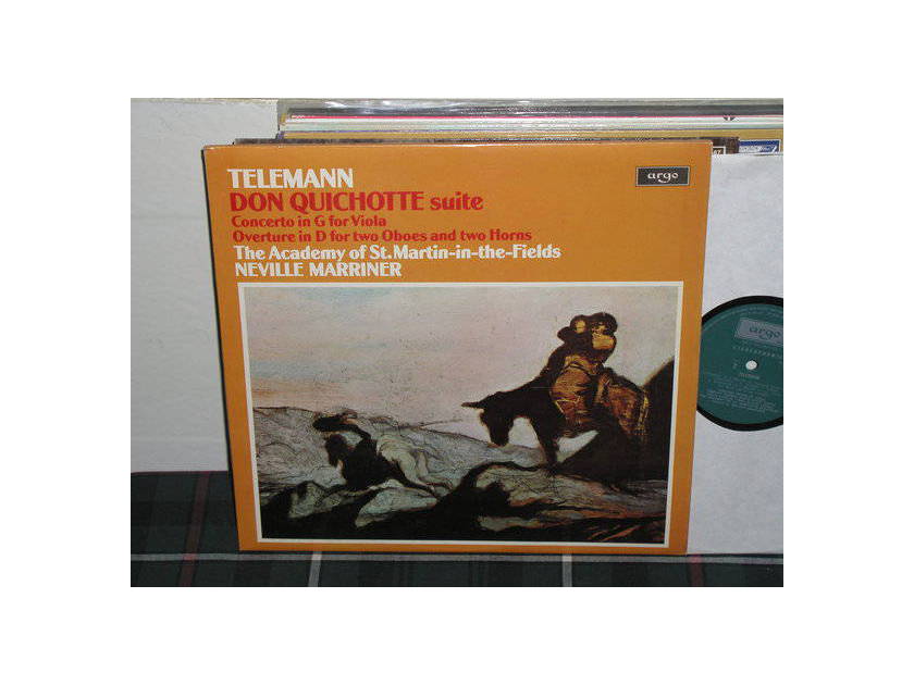 Marriner/AoStMitF - Telemann Don Quixch Argo/Decca UK zrg 836