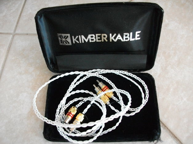 Kimber KCAG Silver 1 Meter Pair  With UltraPlate RCA's ...
