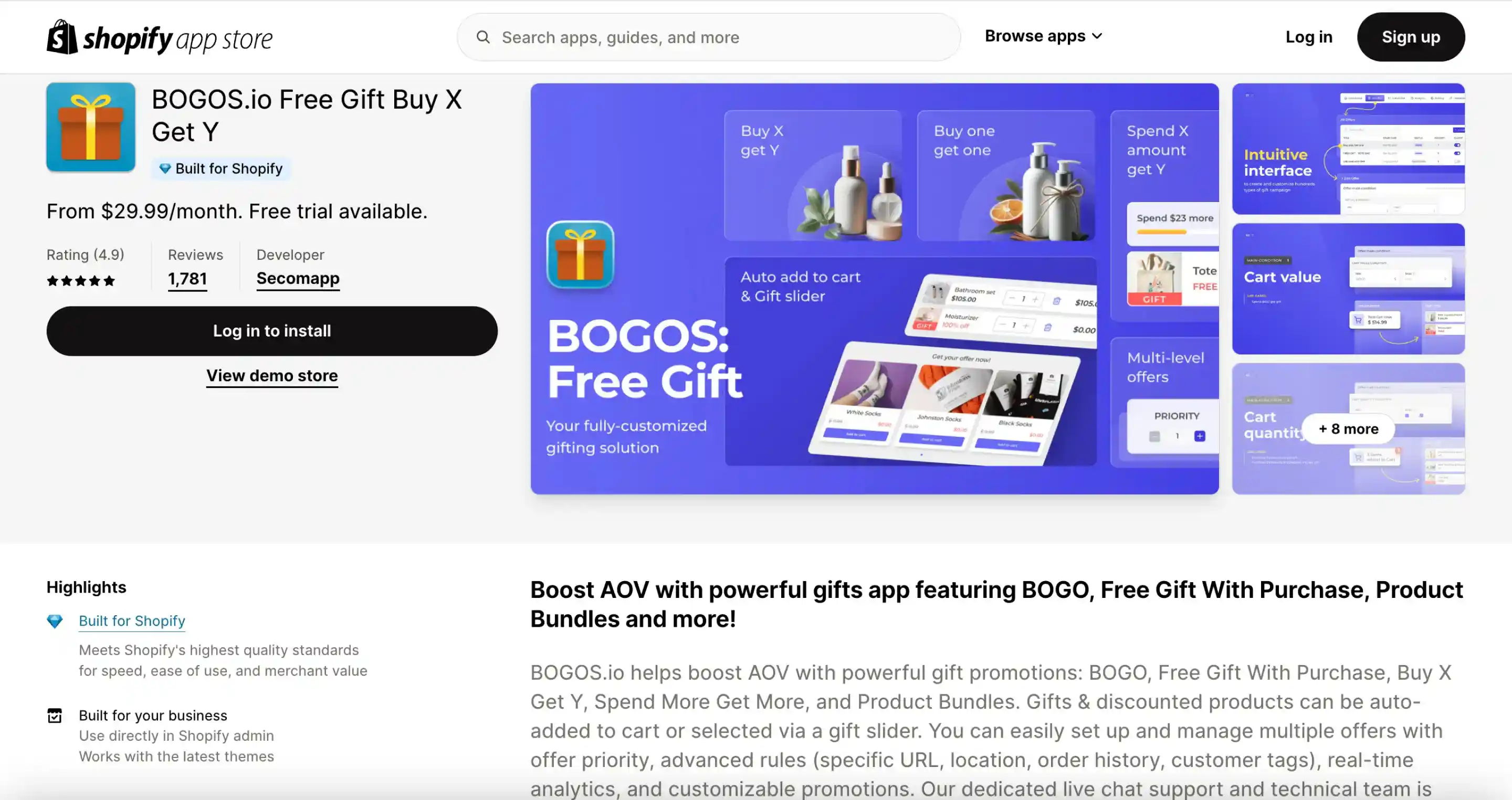 Bogos Free Gift Buy X Get Y