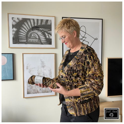 Pattern for sweater and cardigan Anna by teacher Sas