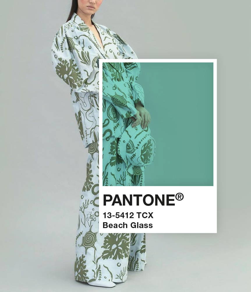 Spring 2021, fashion, pastels, set, suit, print on print