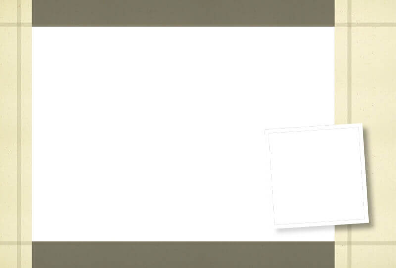 Универсальный фотоальбом для Фотошоп с рамками для фотографий